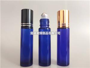 蓝色滚珠瓶-蓝色滚珠玻璃瓶